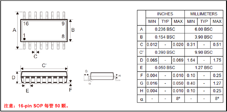 NY8B062D-SOP16封装